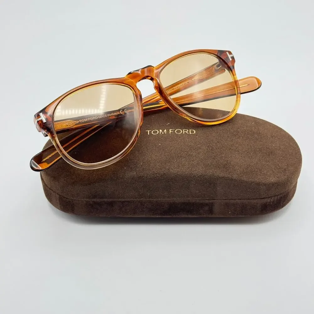 Tom Ford Sunglasses Flynn TF291 41A Havana Frame Brown Lens 54-17-145 New w/Case
